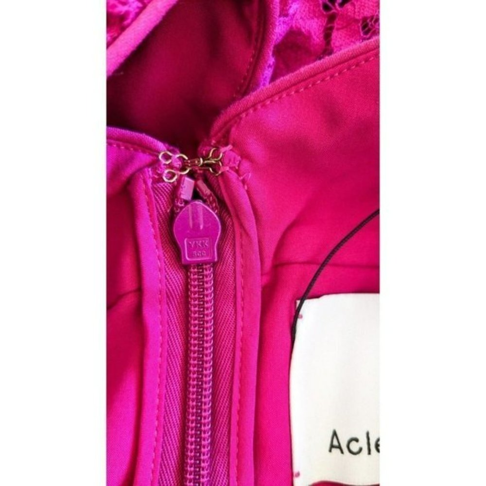 BNWT Acler Stapleton Dress Fchia Pink Size  8 - Picture 12 of 14